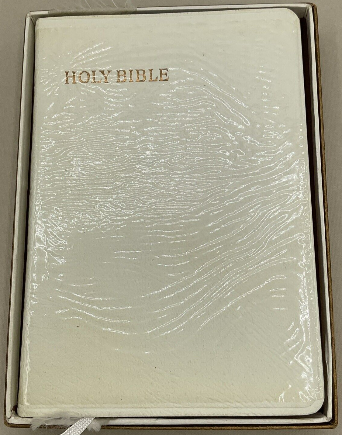 Vintage 1956 Holy Bible In Plastic, Original Box Fontana Reference Old & New 