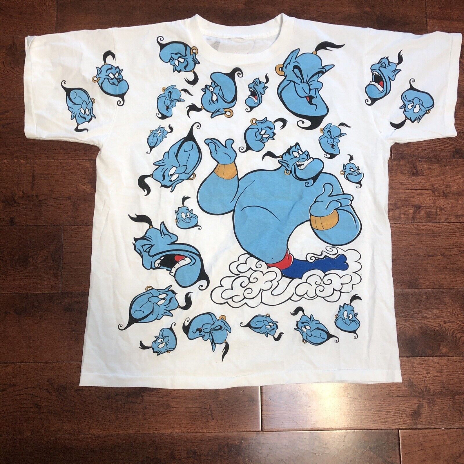 Vintage Aladdin All Over Print Shirt XL