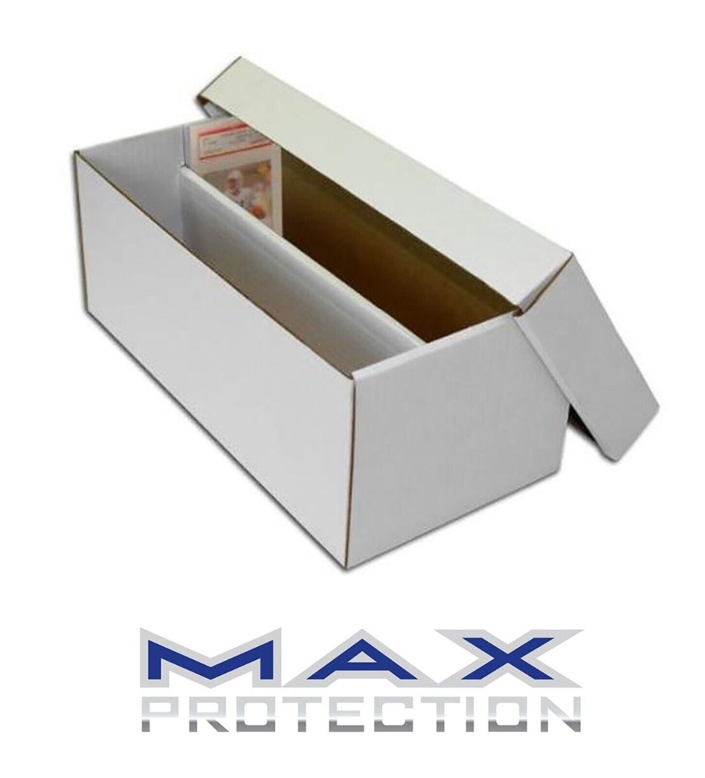 5-Pack • Max Pro Graded Card 2-Row Shoe Storage Box Made in USA Holds Toploaders
