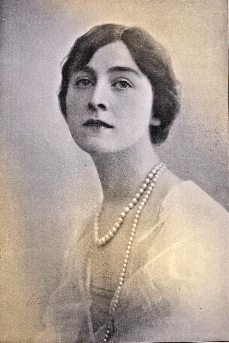 1915 Vintage Magazine Illustration Maggie Teyte Opera Prima Donna