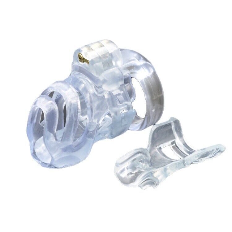 New 3D Design for Men CB Chastity Cage Natural Resin Long CB6000 Chastity Lock