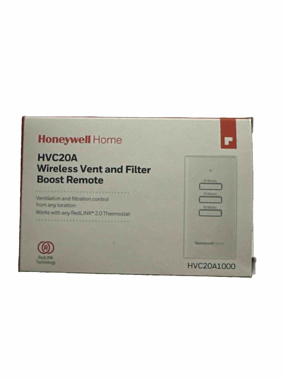 Honeywell  REDLink Wireless Vent & Filter  Boost Remote  HVC20A1000