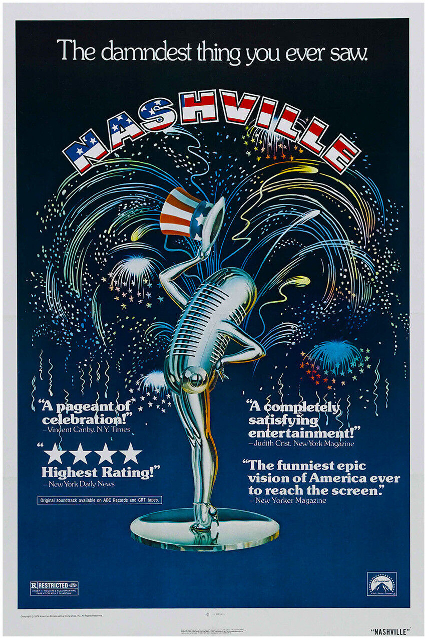 Nashville - 1975 - Movie Poster - US Version