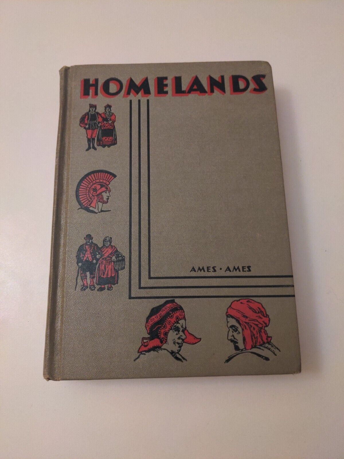 Homelands By Merlin And Jesse Ames 1939 Antique Hardcover Book