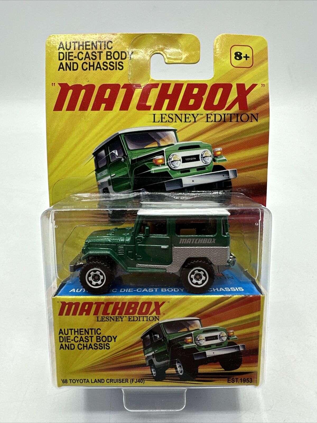 2010 Matchbox Lesney Edition Green \'68 Toyota Land Cruiser With Box - Brand New
