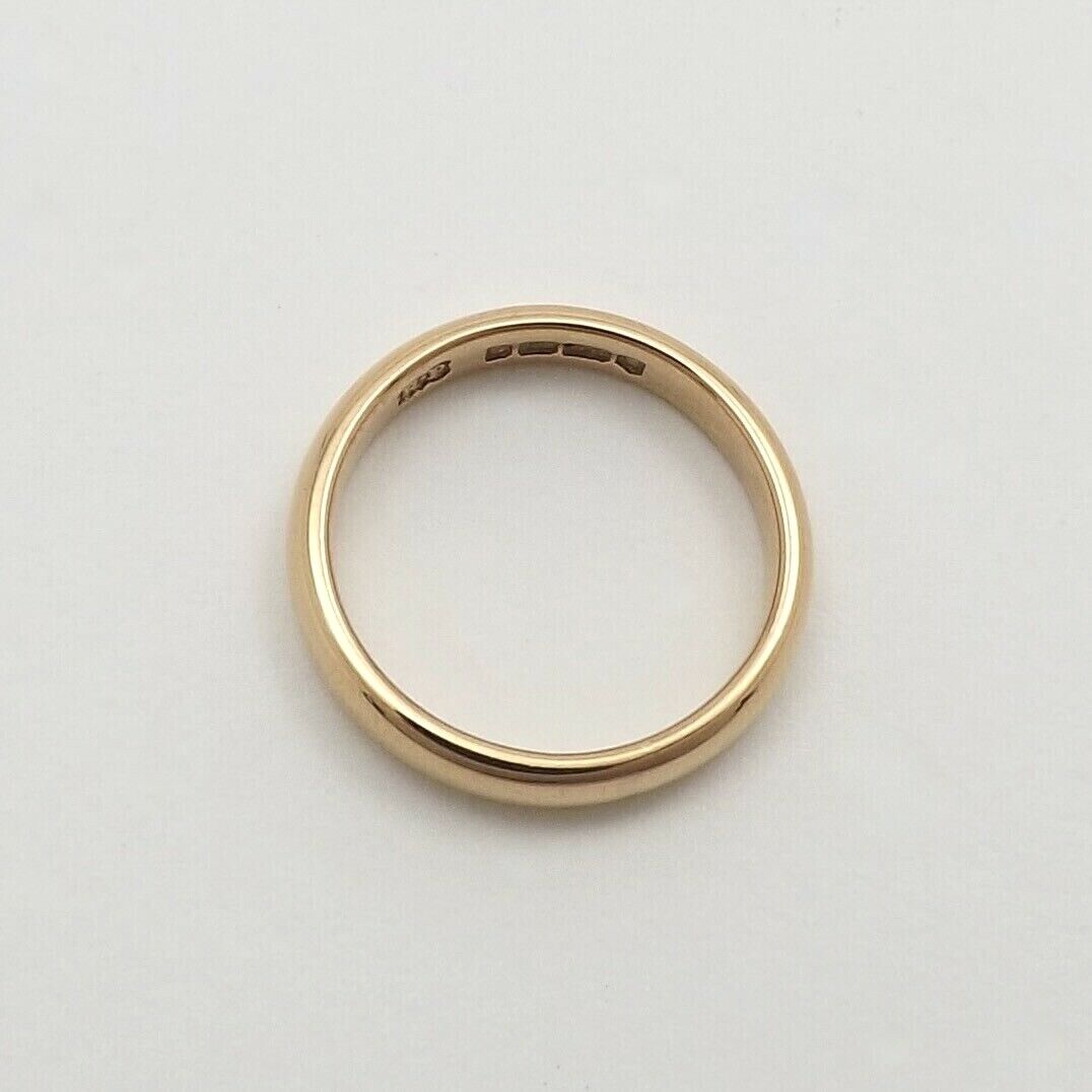 Victorian 1800s London 22k Rose Gold 3mm Wedding Band Ring Child Pinky Small sz