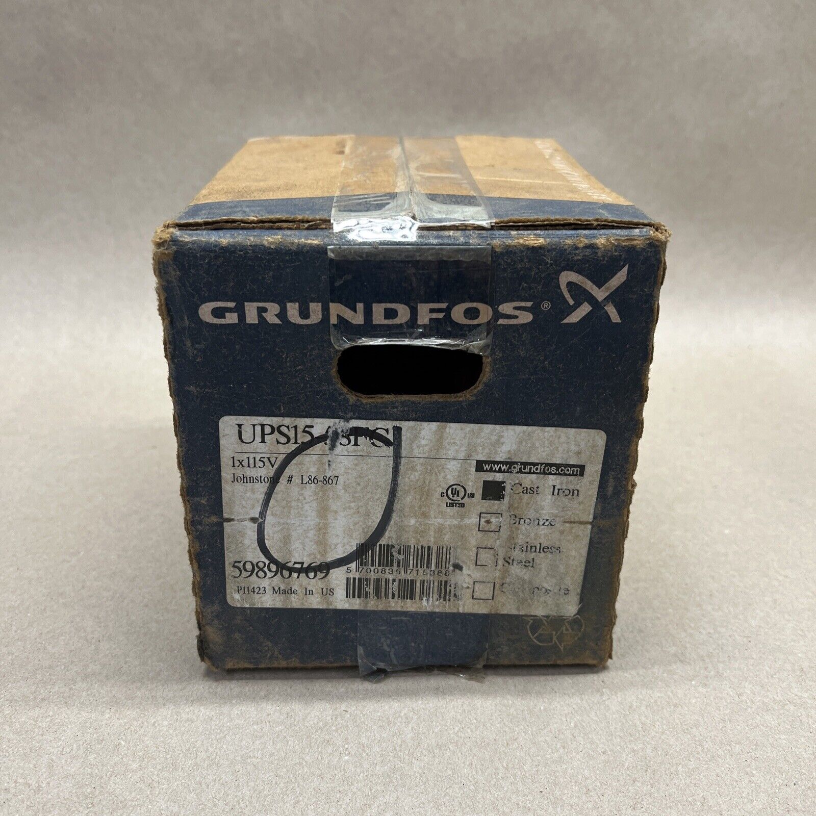 Grundfos Circulator Pump  UPS 15-58 FC