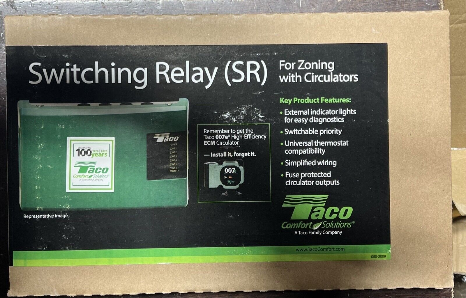 NEW Taco SR503-4 • 3 Zone Switching Relay Brand New In Box
