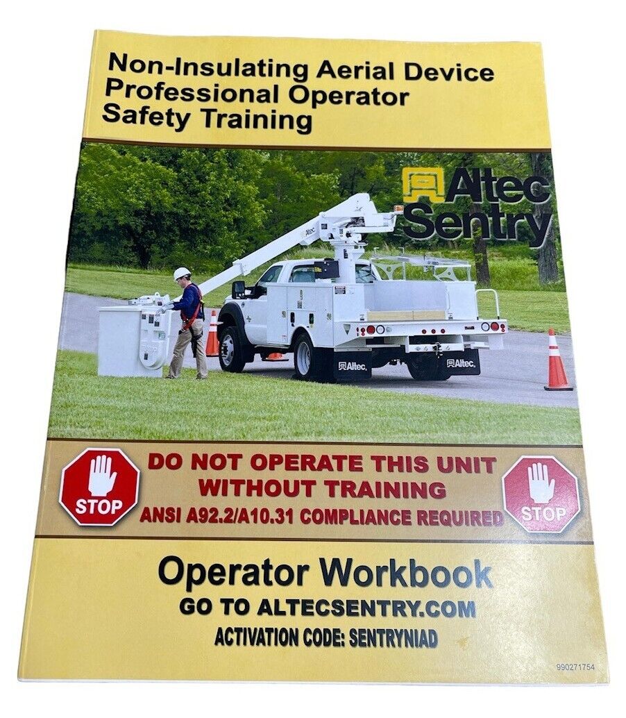 Altec Sentry Non-Insulating Aerial Device Professional Operator Safety Training 