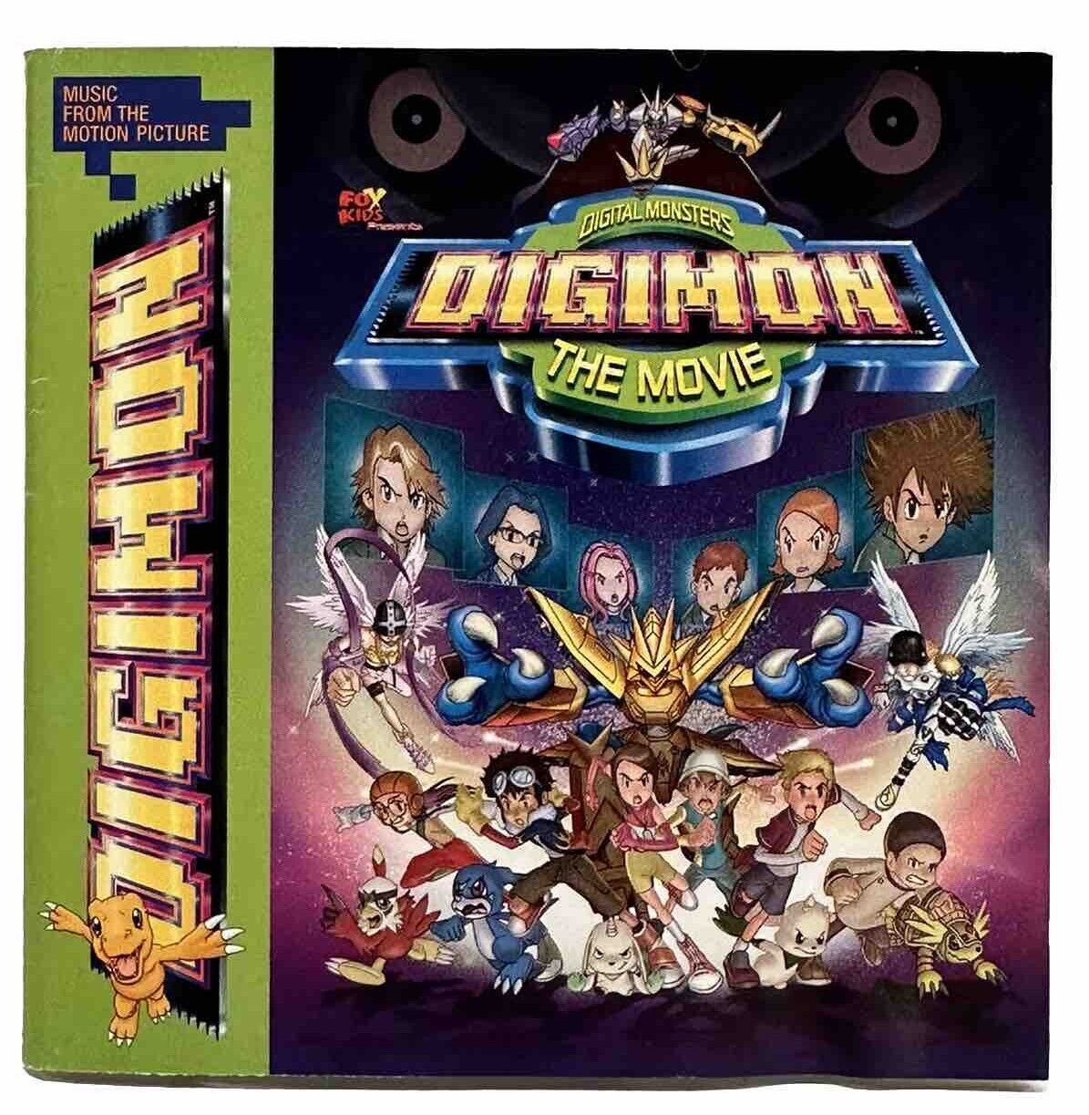 RARE Digimon The Movie Original Soundtrack by Various Artists (CD, 2000)