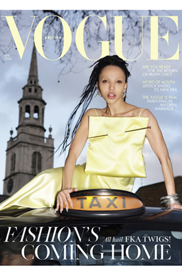 British Vogue UK Magazine April 2024 Fashions All Hail FKA twigs Coming Home