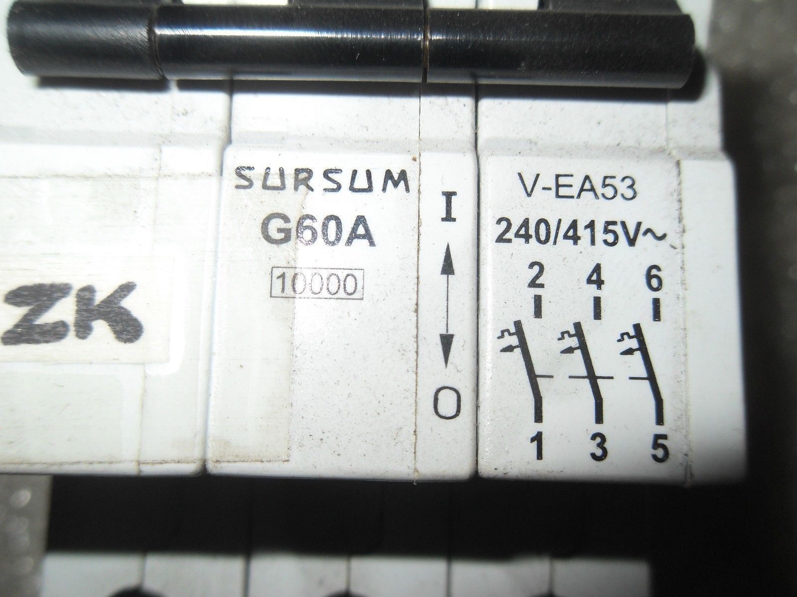 Sursum V-EA53-G60A 240/415V Circuit Breaker