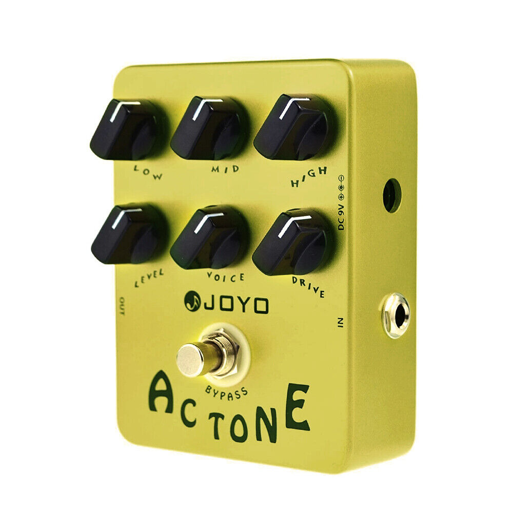 JOYO AC Tone Distortion Pedal British Rock Sound Amplifier Guitar Effect Pedal
