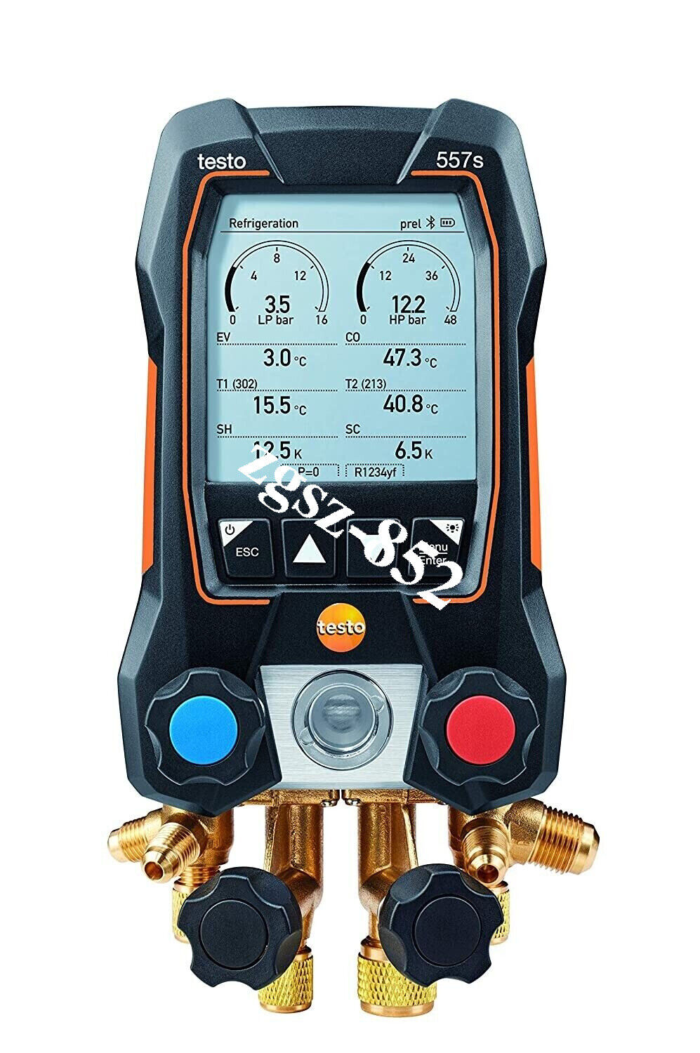 Testo 557s Smart Digital Manifold Kit with wireless temperature and vacuum New
