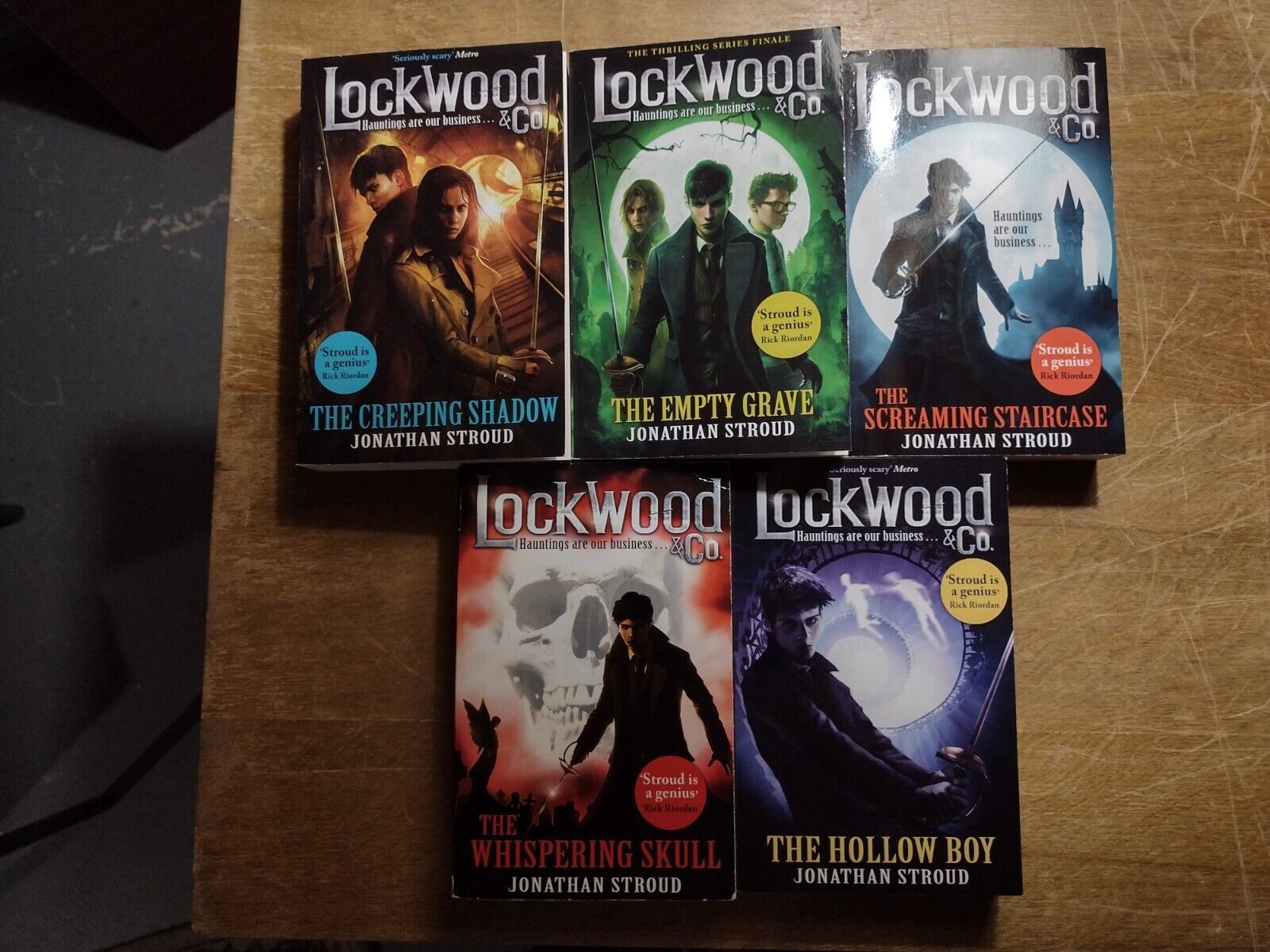 Lockwood and Co - 5 Books Collection Set by Jonathan Stroud ~ Children\'s Books