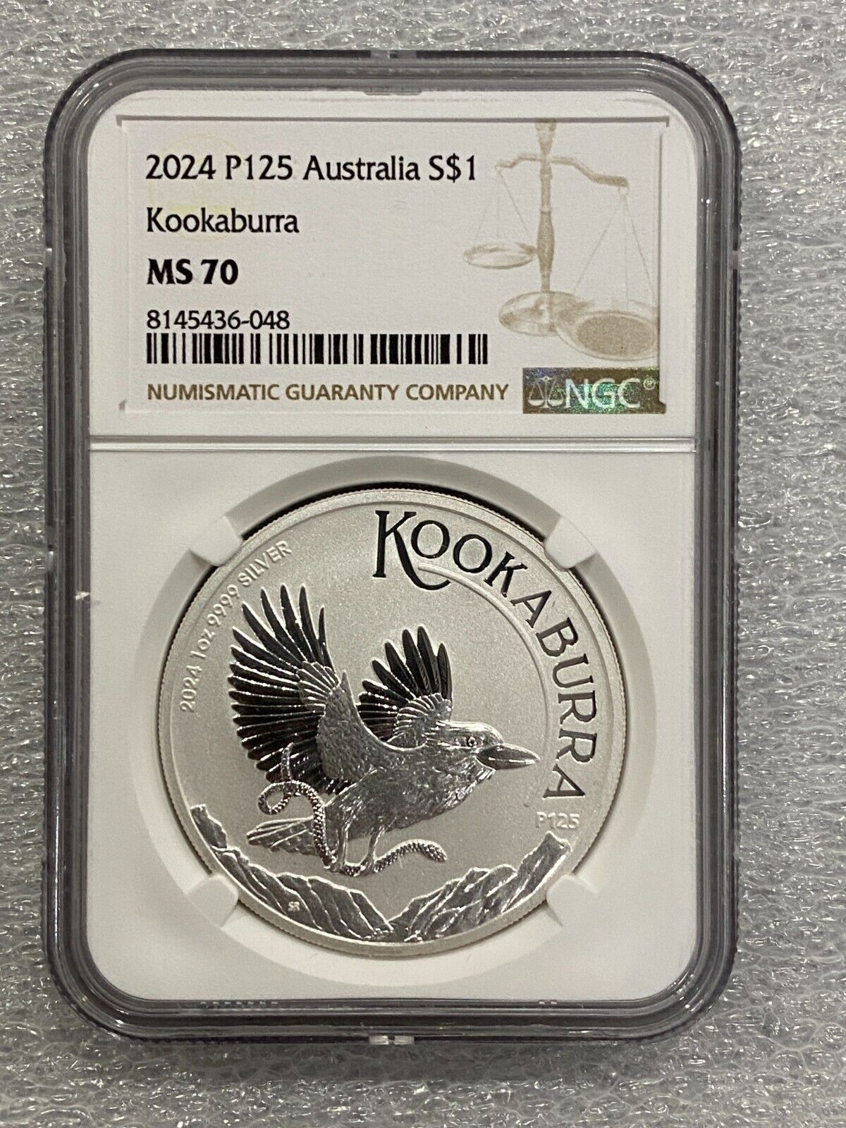 2024 Australia 1 oz Silver Kookaburra NGC MS70  ~~ Perfect ~~