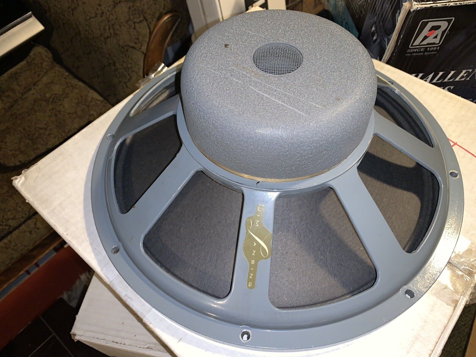 Rare PRE-JBL D130 James JIM Lansing 15” Woofer Speaker 16 Ohm Original Cone Dome