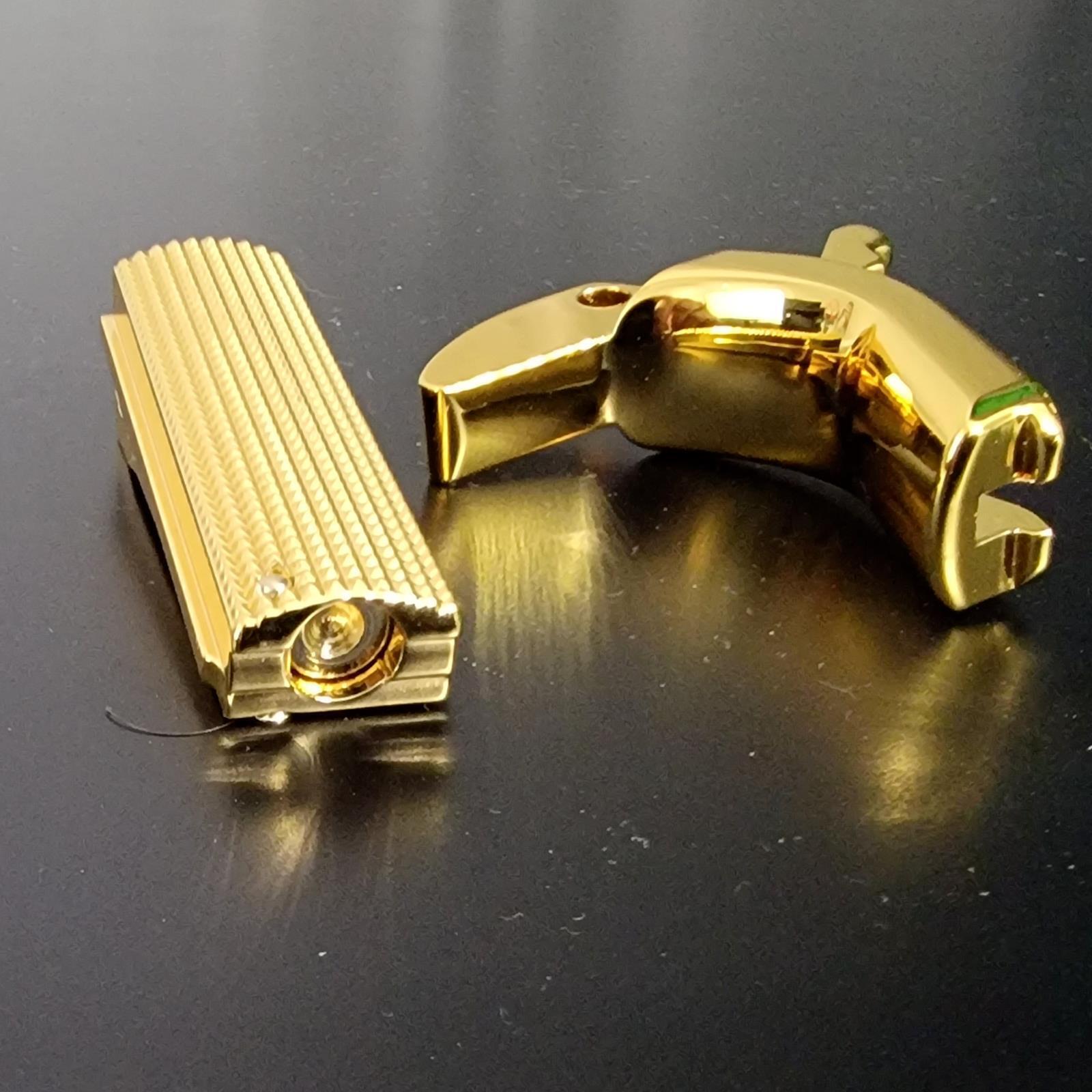 1911 Full size Parts grip safety .25 Radius 1911 Mainspring 24K Gold Plated