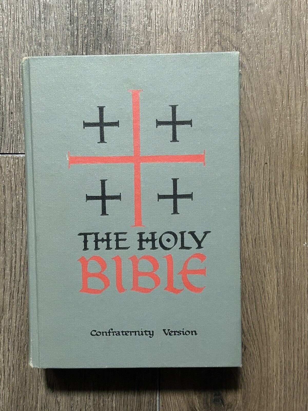 Vintage The Holy Bible Confraternity Version 1961 Benziger Brothers, Inc.