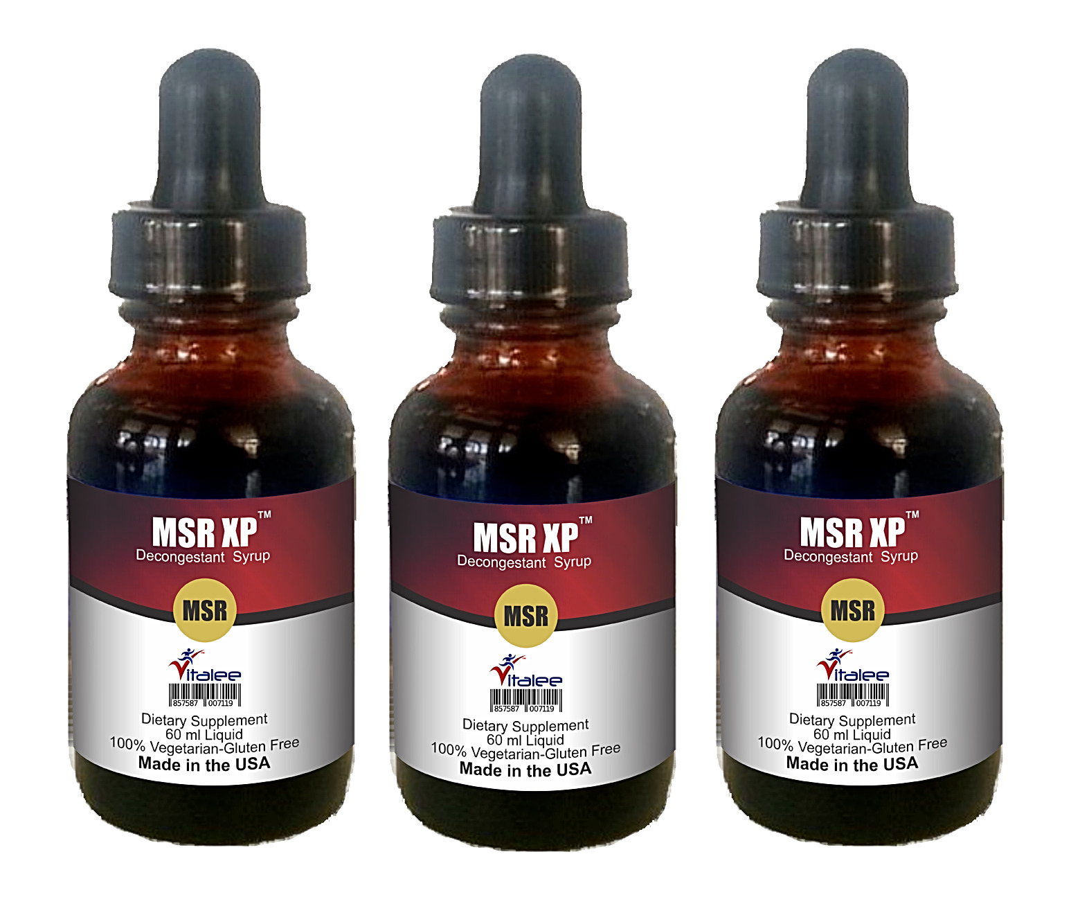 MSR XP-Super Strength Expectorant, Decongestant & Asthma Helper(60 ml, 1 bottle)