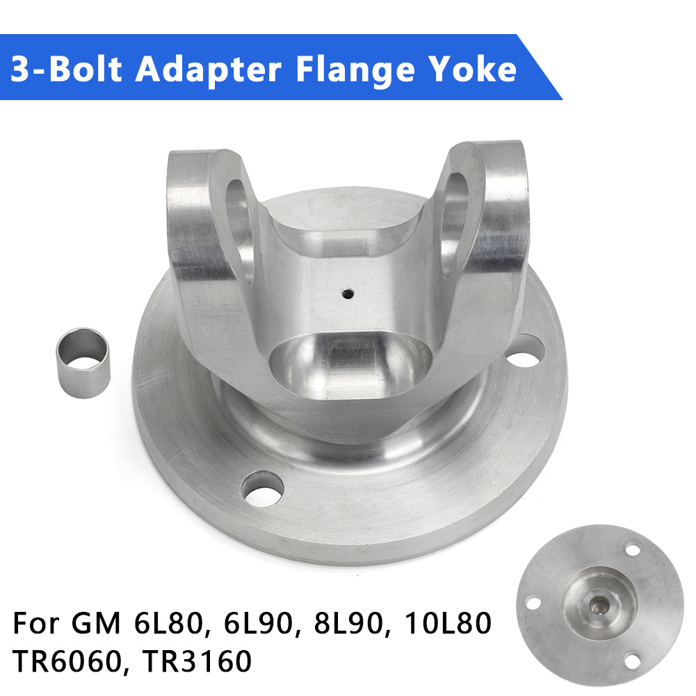 3-Bolt Adapter Flange Yoke Kit T35-GMFD-01K For GM 6L80 6L90 8L90 10L80 TR6060