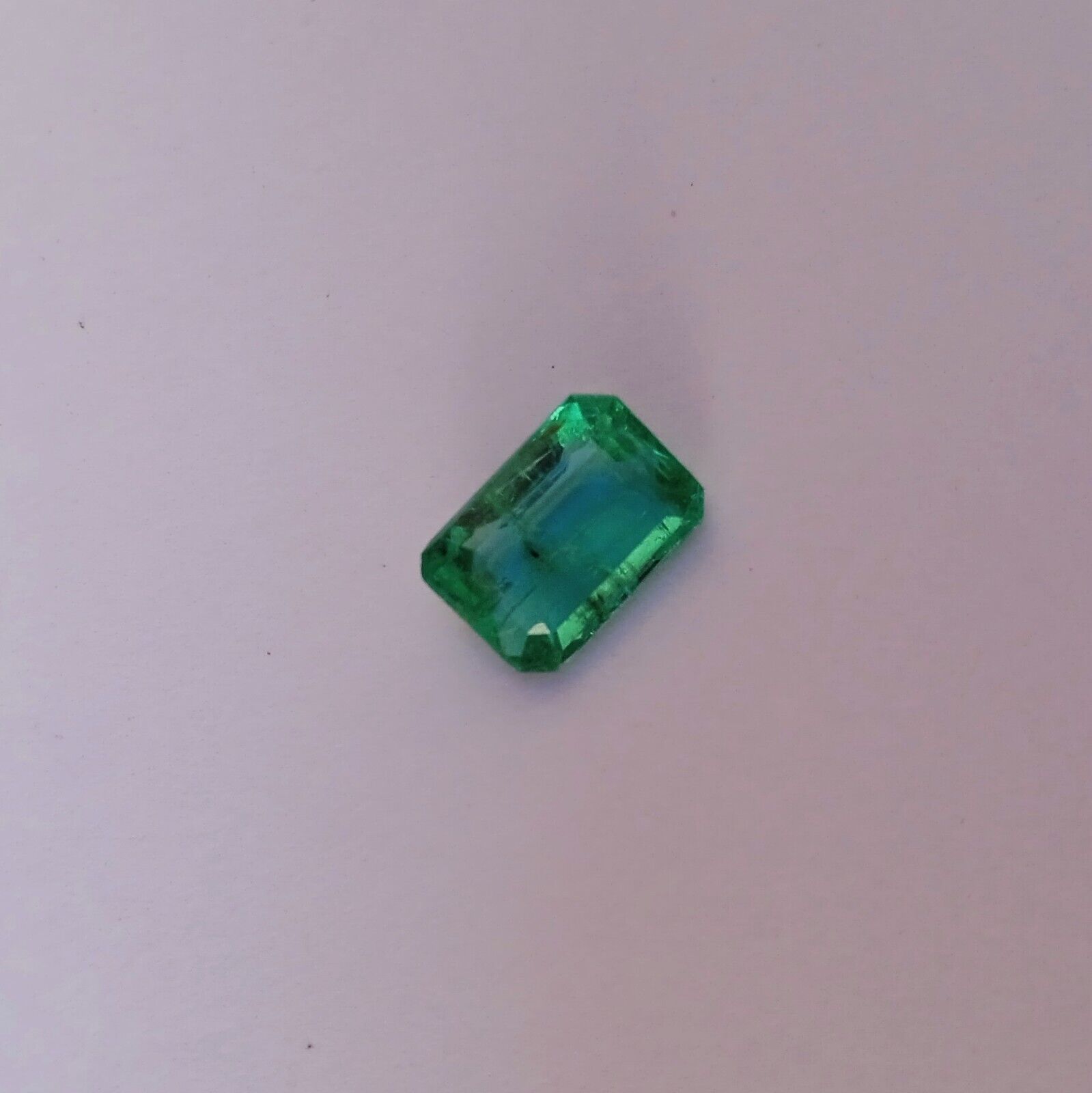 7x5 MM 1.0 Carat 100 % Natural Faceted Emerald Octagon Shape Zambian Gemstone