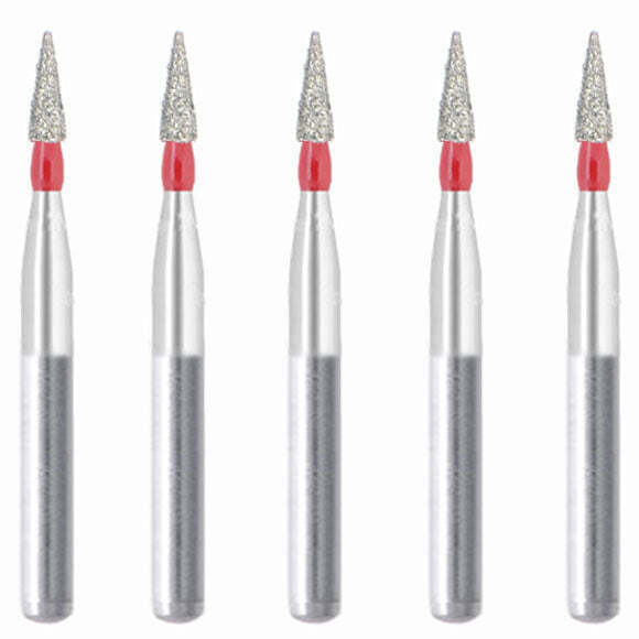 Conical Pointed 1 mm Dia Fine Grit Diamond Bur 5/Pack [1875-159.10F1]