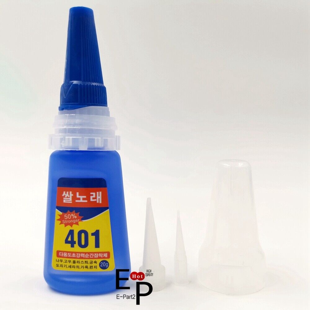 New 20g 401 Instant Adhesive Bottle Stronger Super Glue Multi-Purpose Glue