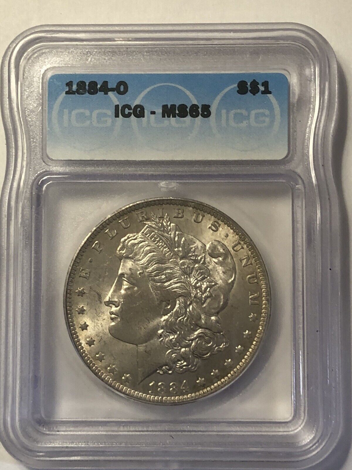 1884 o morgan silver dollar ms65, ICG MS-65, Awesome coin.