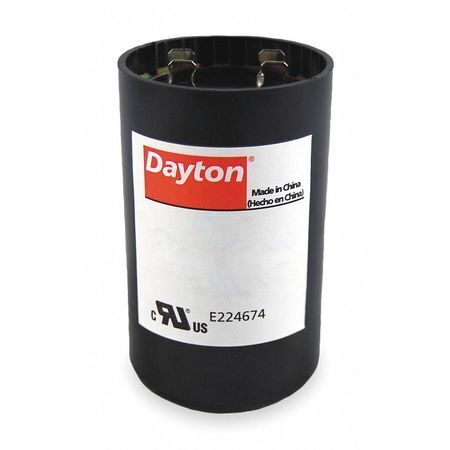 Dayton 2Meu2 Motor Start Capacitor,320-384 Mfd,Round