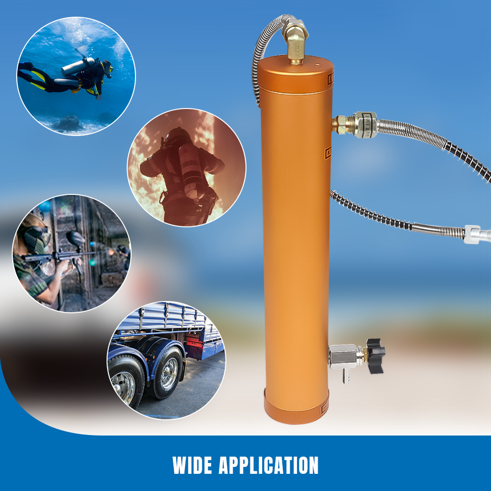 High Pressure Air Filter Compressor Oil Water Separator Pump 30MPa 4500PSI