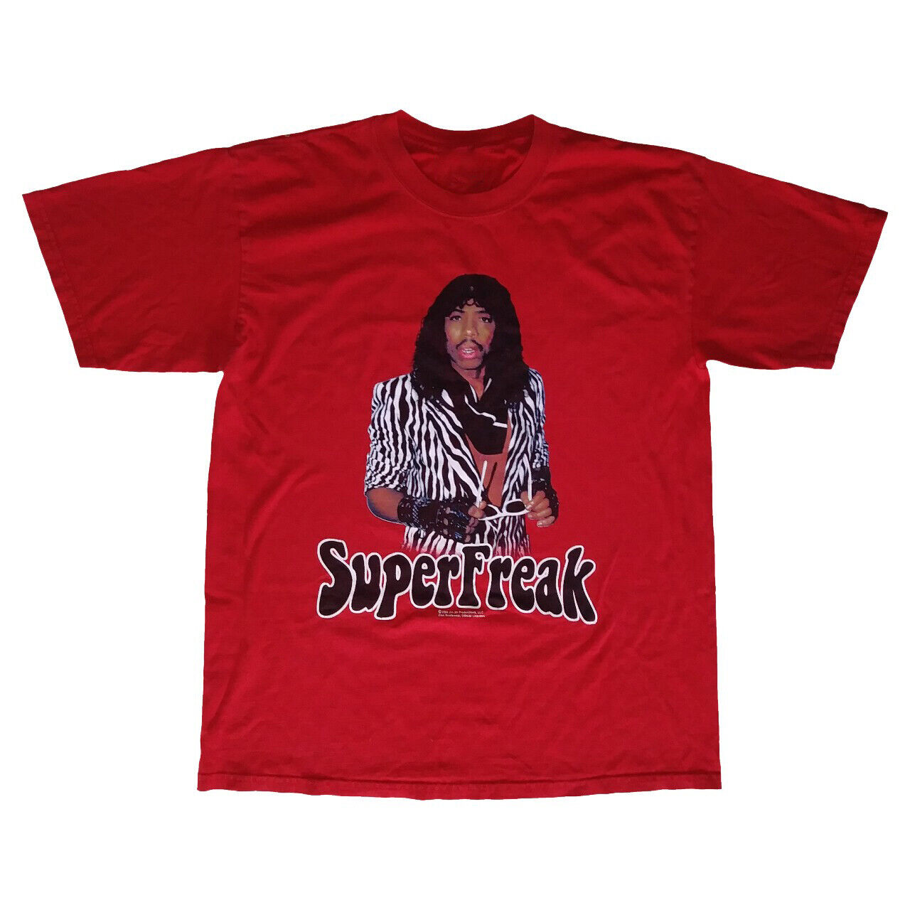 Vintage Super Freak Rick James T-Shirt Short Sleeve Red Unisex S-234XL CC1307