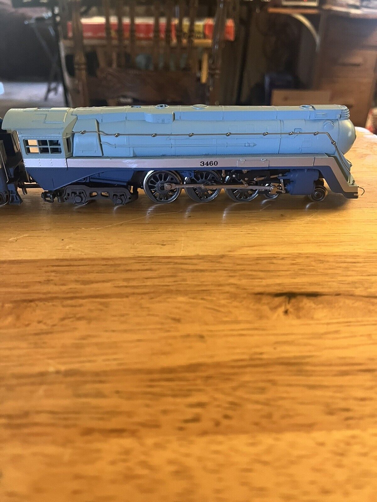 Rivarossi Ho  Santa Fe Blue Goose J Class Locomotive number 3460