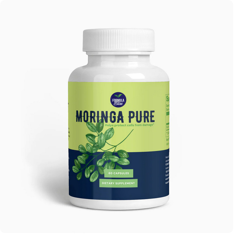 Organic Moringa Oliefera, with vital protein, Vitamin C, B6, Riboflavin, & iron.