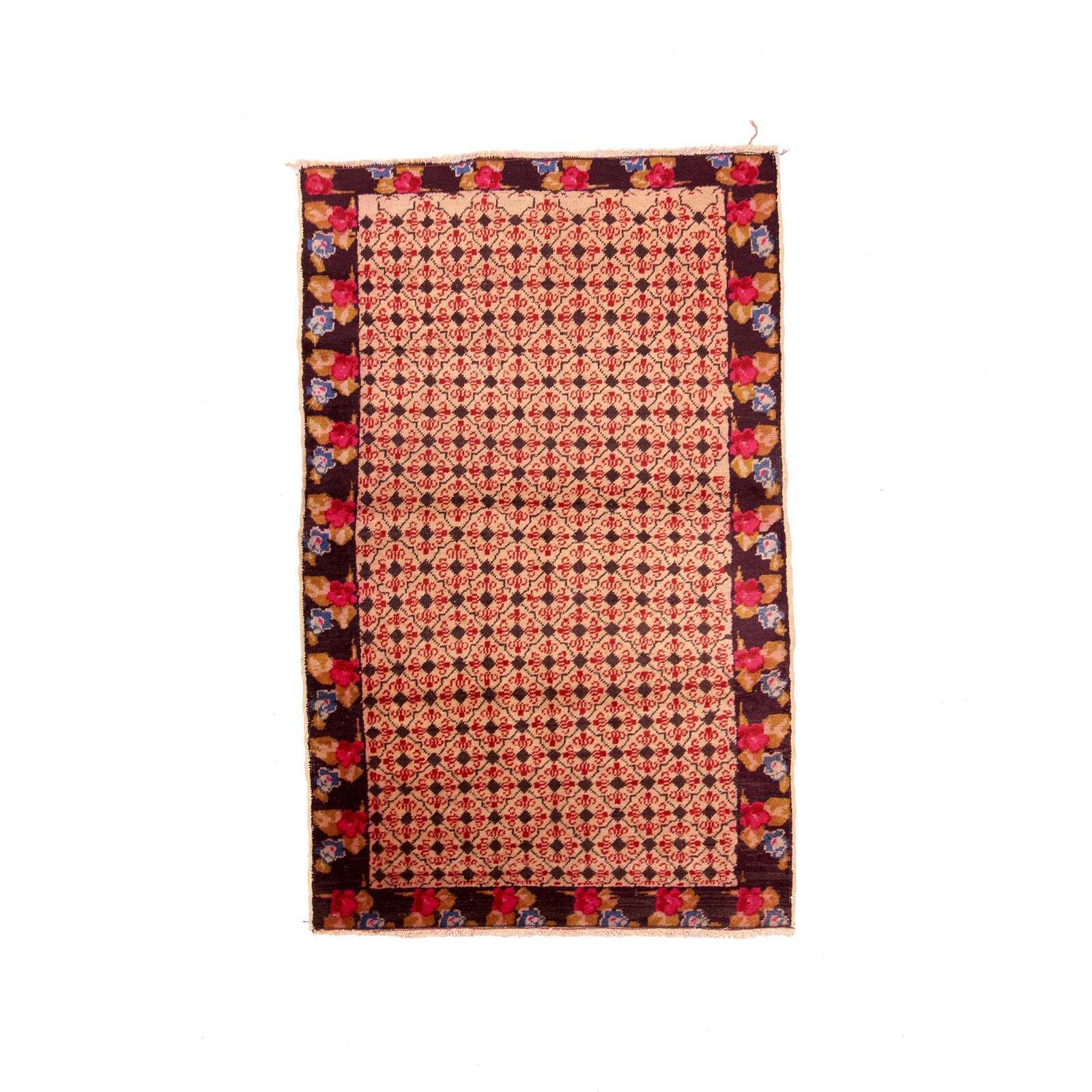 Vintage Turkish Melis rug — 3\'8 x 5\'11