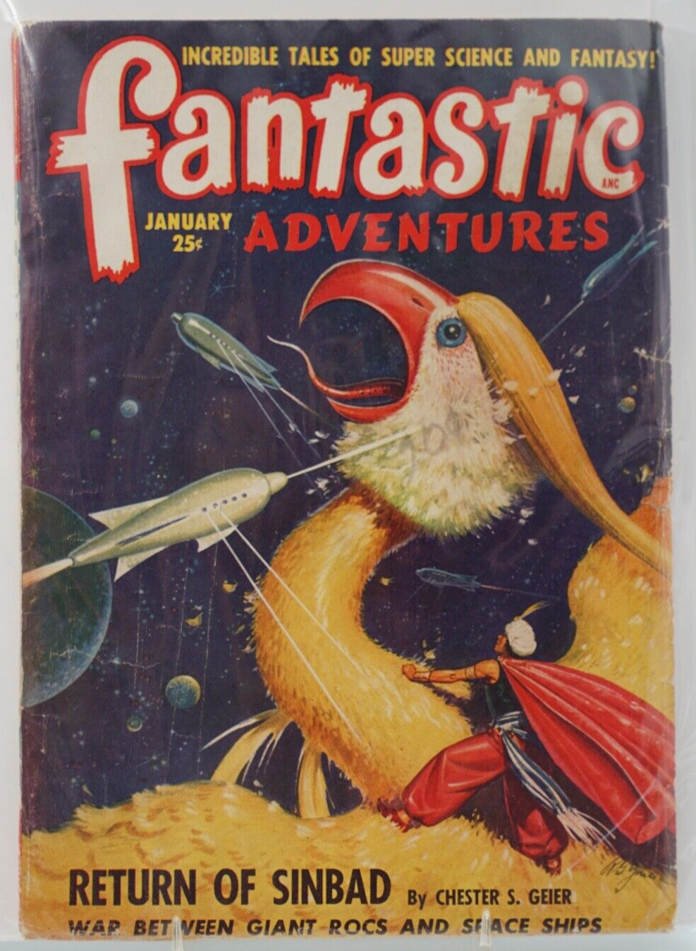 Vintage FANTASTIC ADVENTURES magazine, \