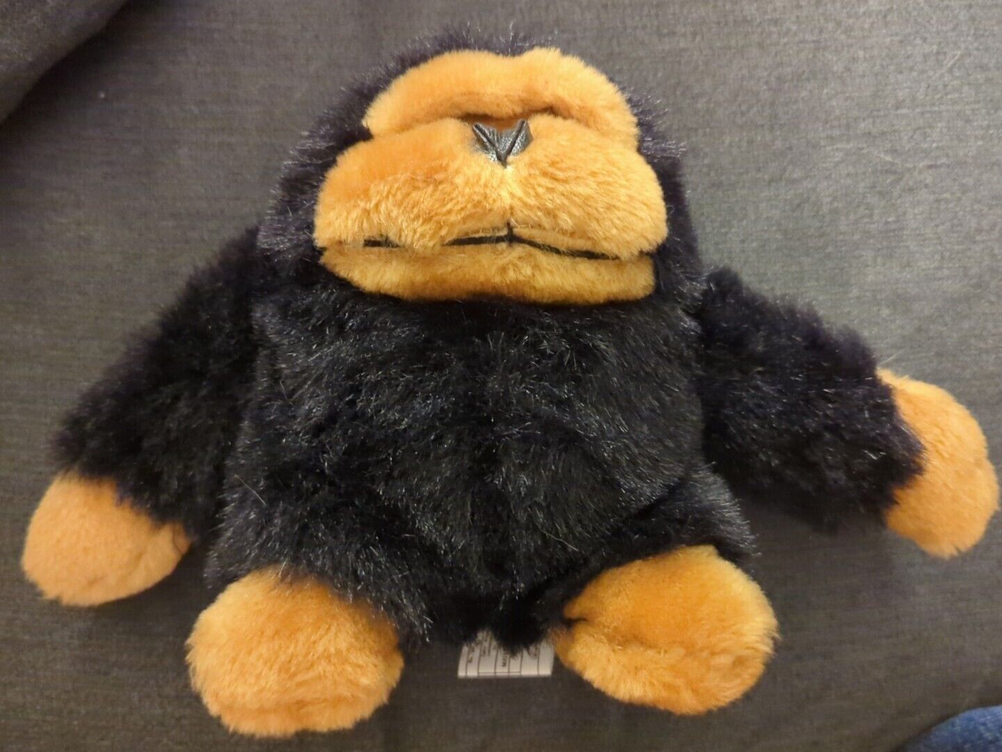 Fable 1995 Vintage Gorilla Great Ape Monkey Plush Stuffed Animal Toy 9\