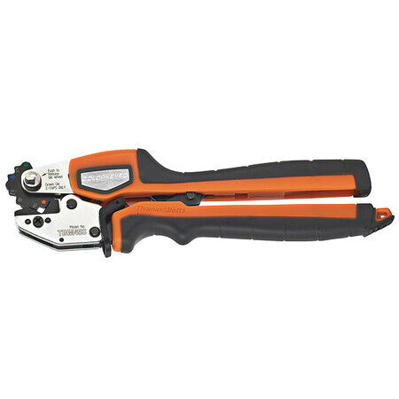 Sta-Kon Tbm45s 10 1/2 In Ratchet Crimper 8 To 2 Awg Copper, 10 To 6 Awg Aluminum