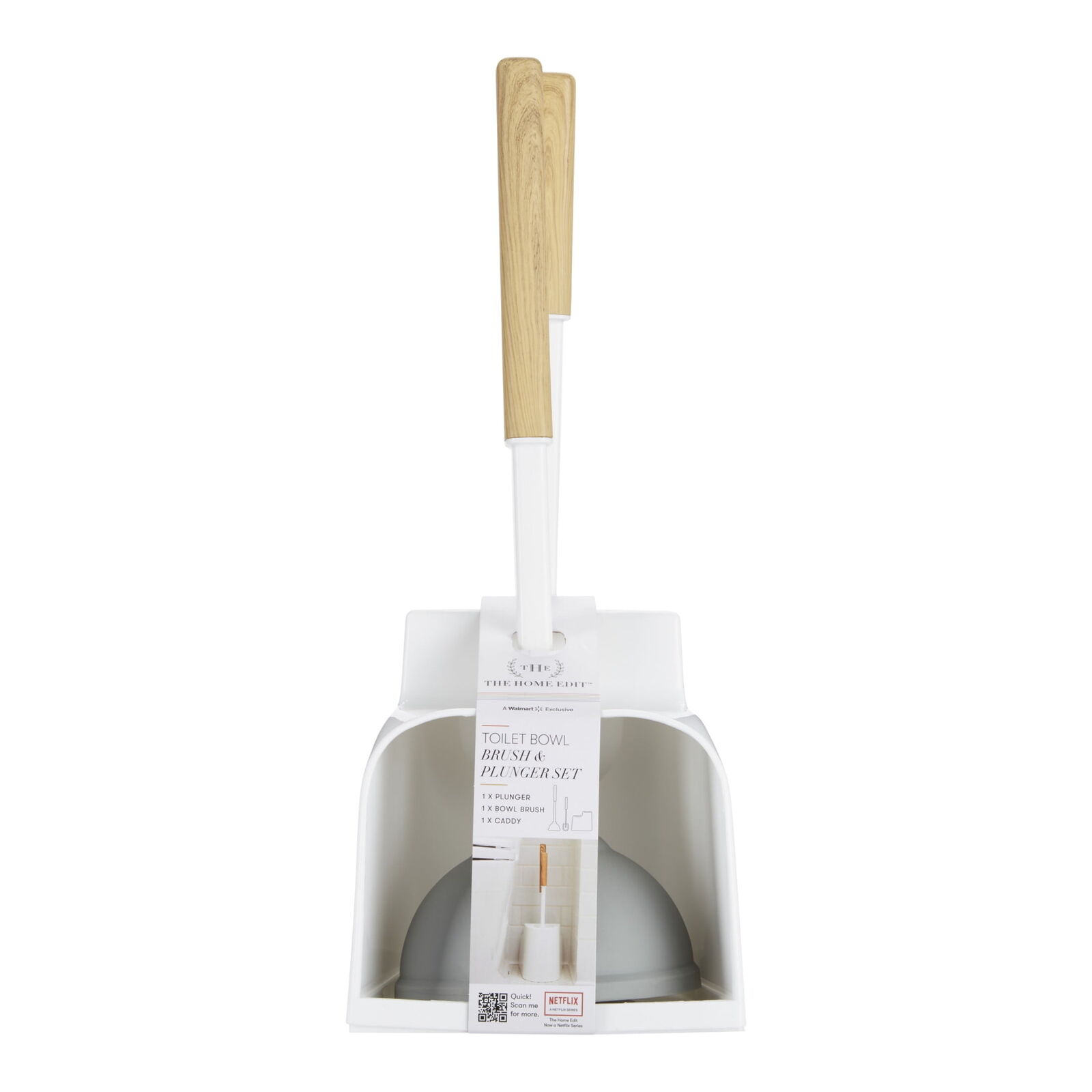 The Home Edit Plunger/brush set with box
