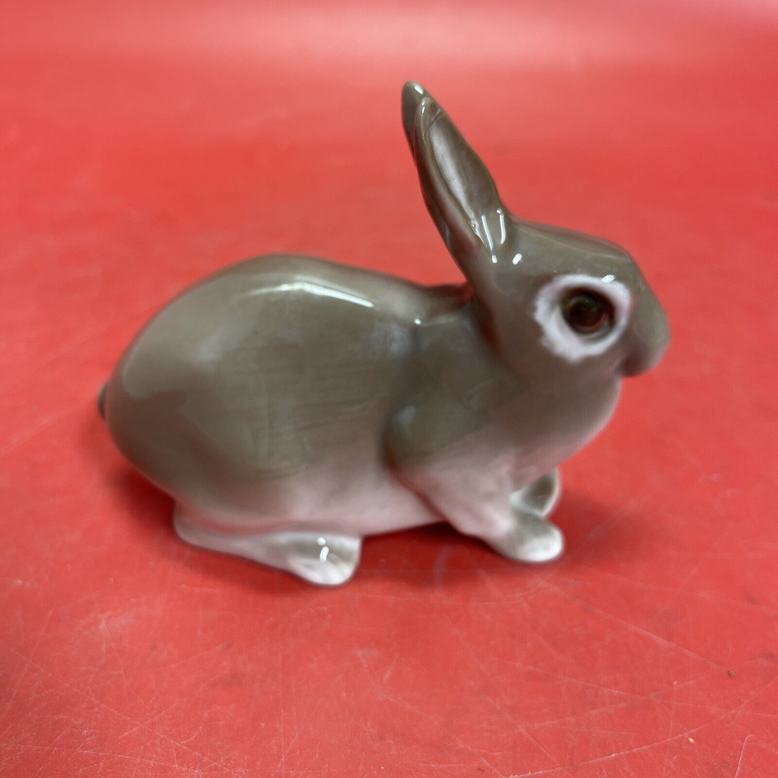 Bing and Grondahl Brown Rabbit Porcelain Figurine #2422 Royal Copenhagen
