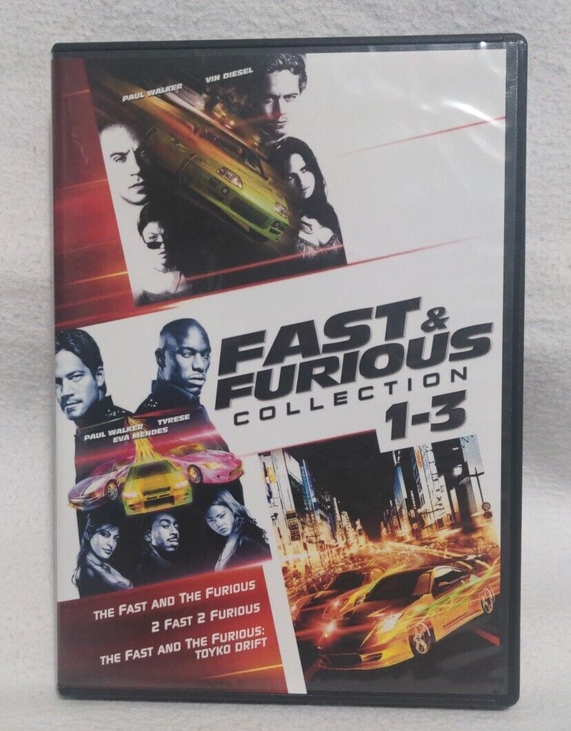 Hit the Gas on Nostalgia: Fast & Furious Collection: 1-3 (DVD) - Very Good