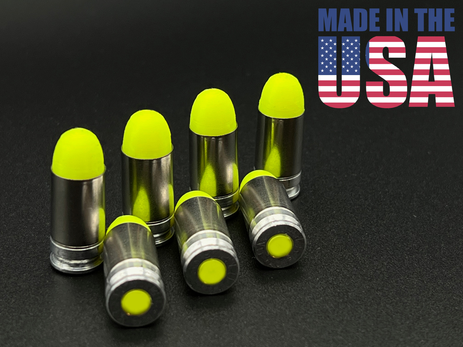 Premium Metal 9mm, Dummy Rounds, Snap Caps for Training **Made in USA