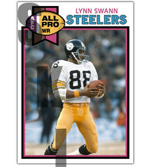 1979 STCC #529 Topps Lynn Swann HOF Hall of Fame Pittsburgh Steelers custom