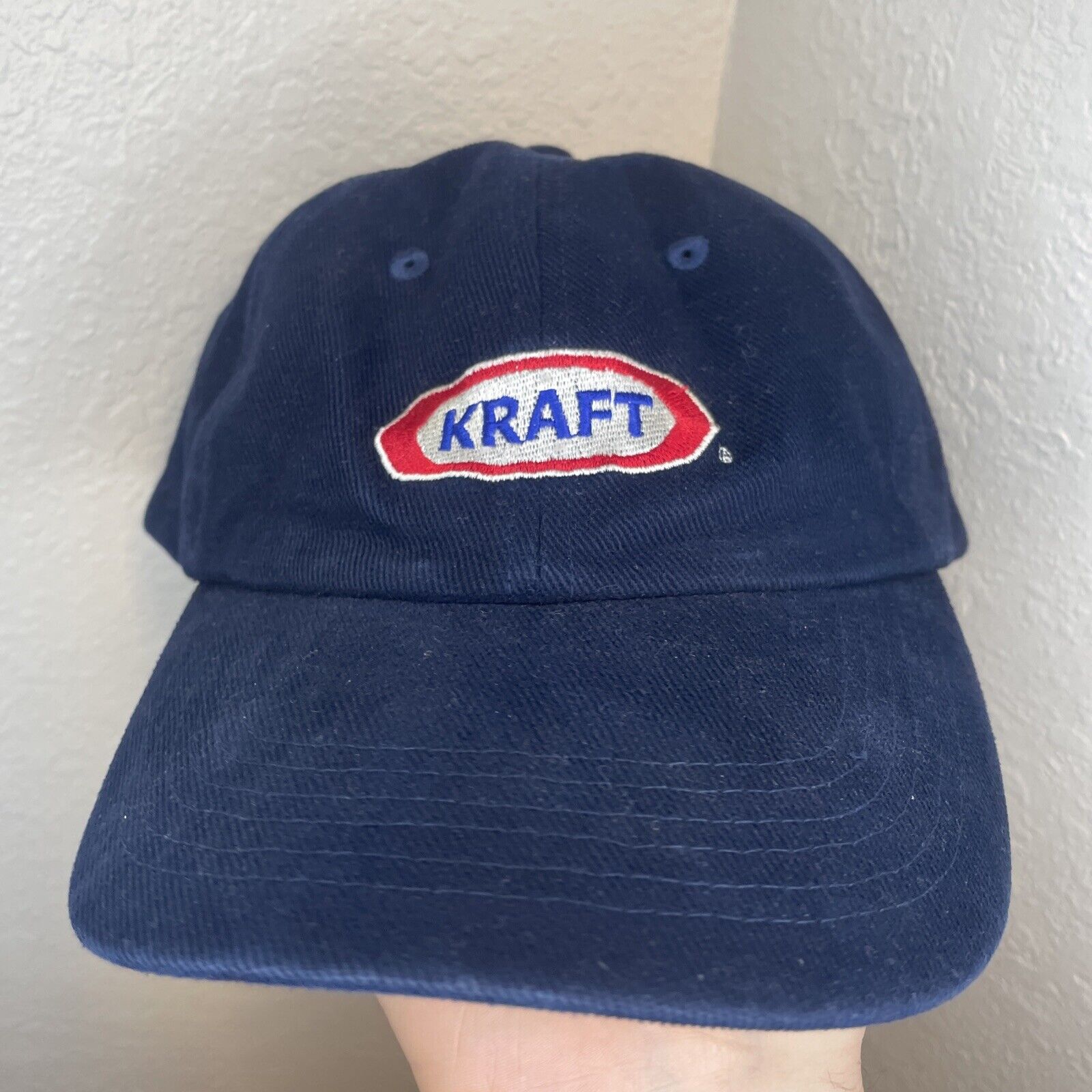 Vintage Kraft cheese baseball cap dark blue