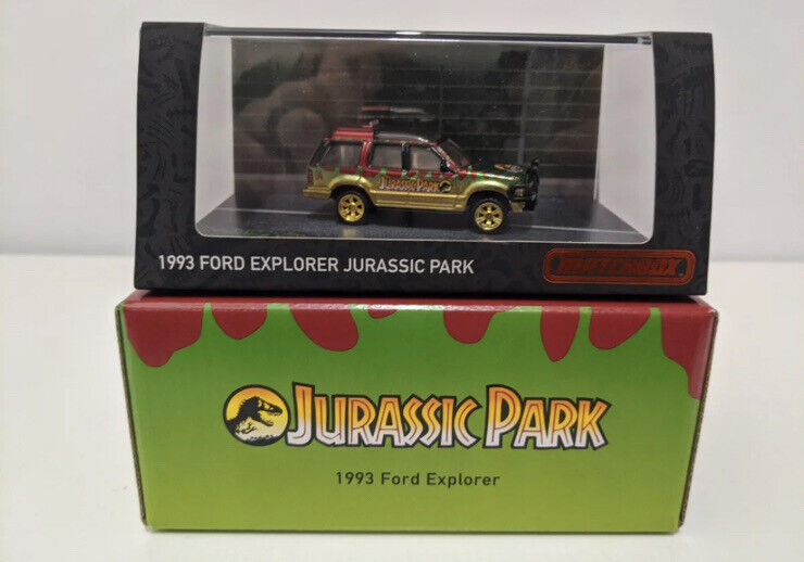 Matchbox Jurassic Park 1993 '93 Ford Explorer Mattel Creations 2022 Exclusive