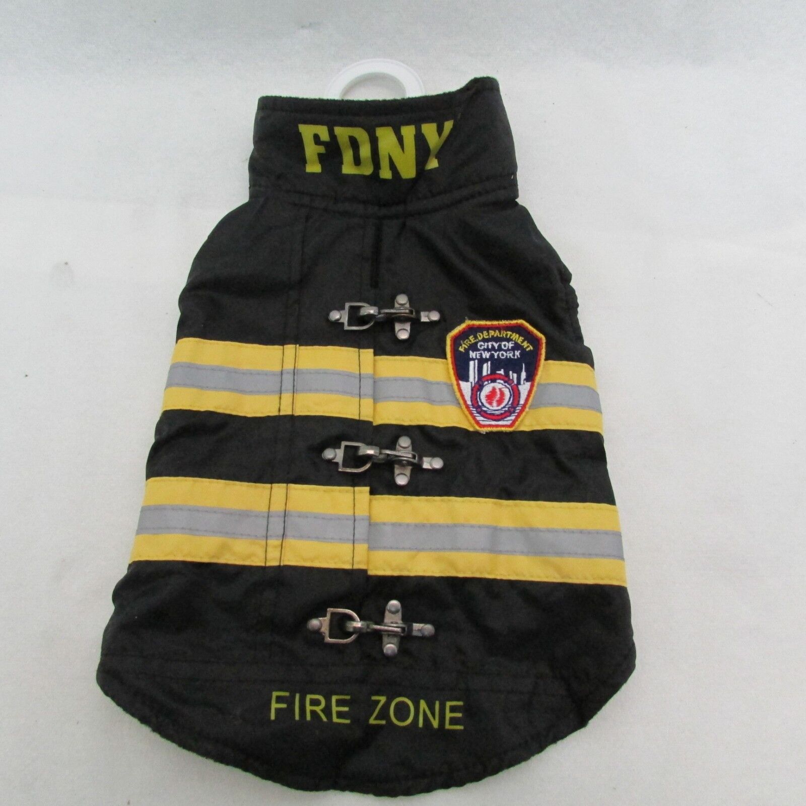 ROYAL ANIMALS AUTHENTIC WATER-RESISTANT FDNY FIRE DEPT DOG COAT Size XS, S, M, L