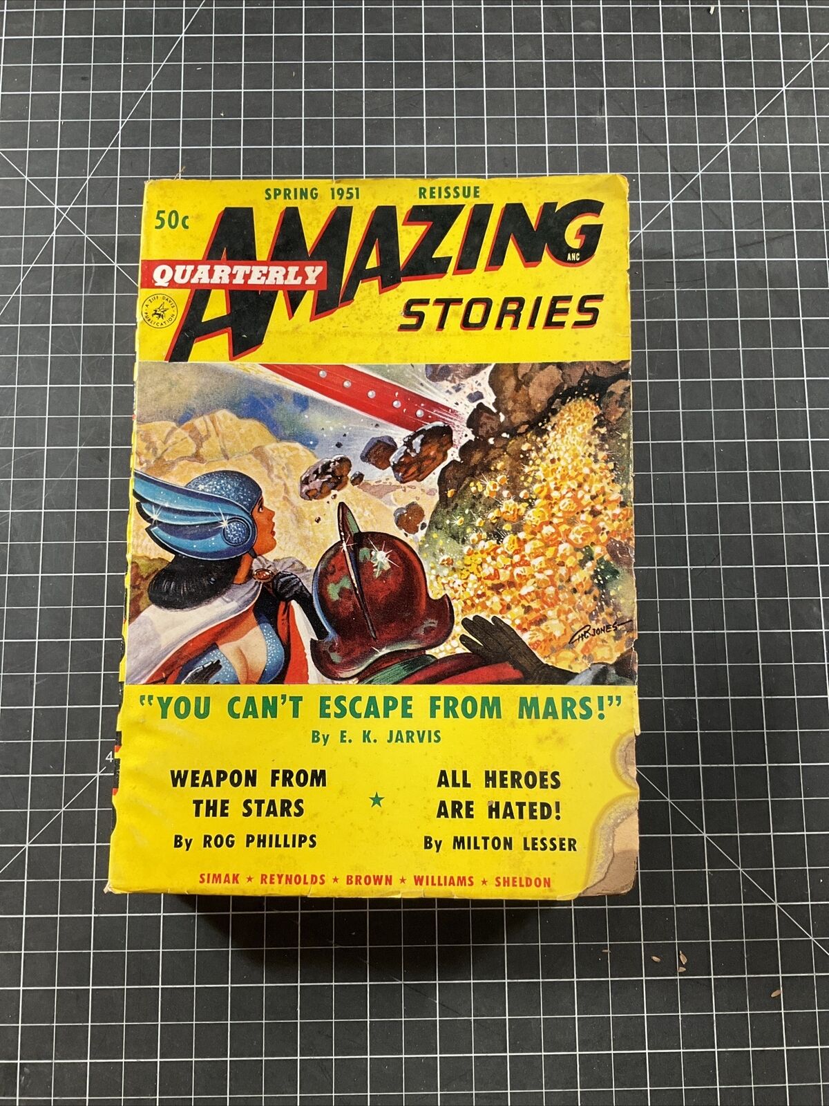 Incomplete AMAZING STORIES QUARTERLY Spring 1951 - Murphy Anderson, Fritz Leiber