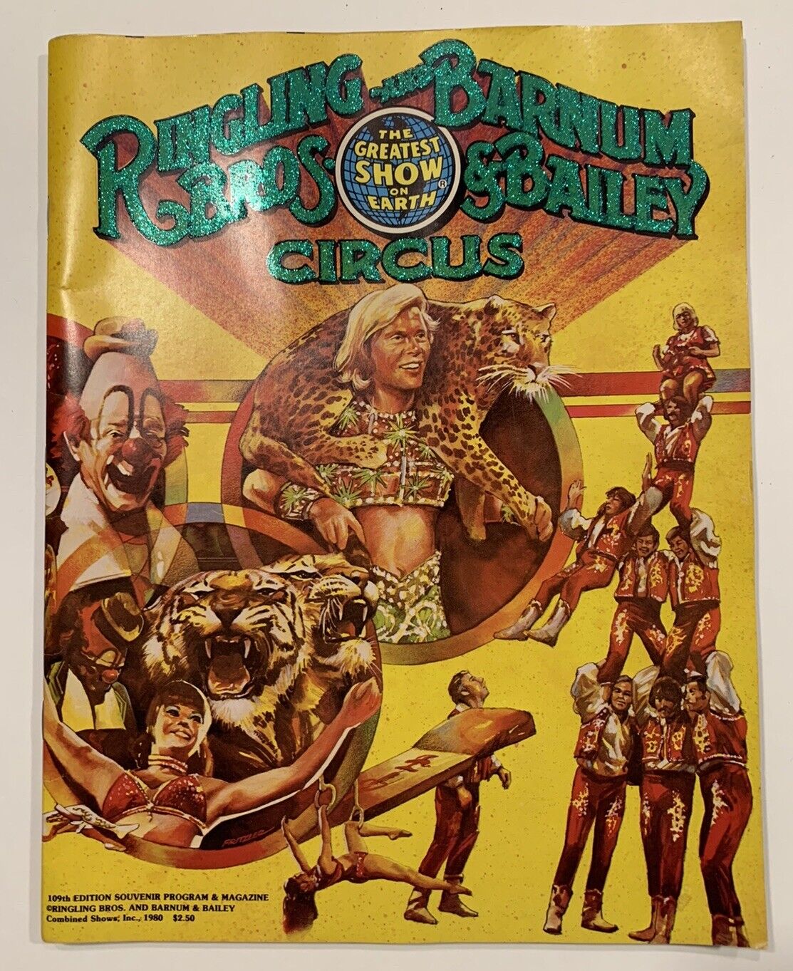 Vintage Souvenir Program:  1980 - RINGLING BROS & BARNUM and BAILEY CIRCUS