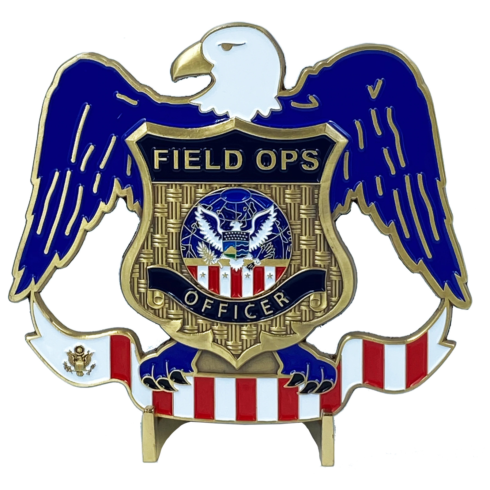 DL11-10 Field Operations huge vintage inspired CBP Field Ops US Customs Challeng