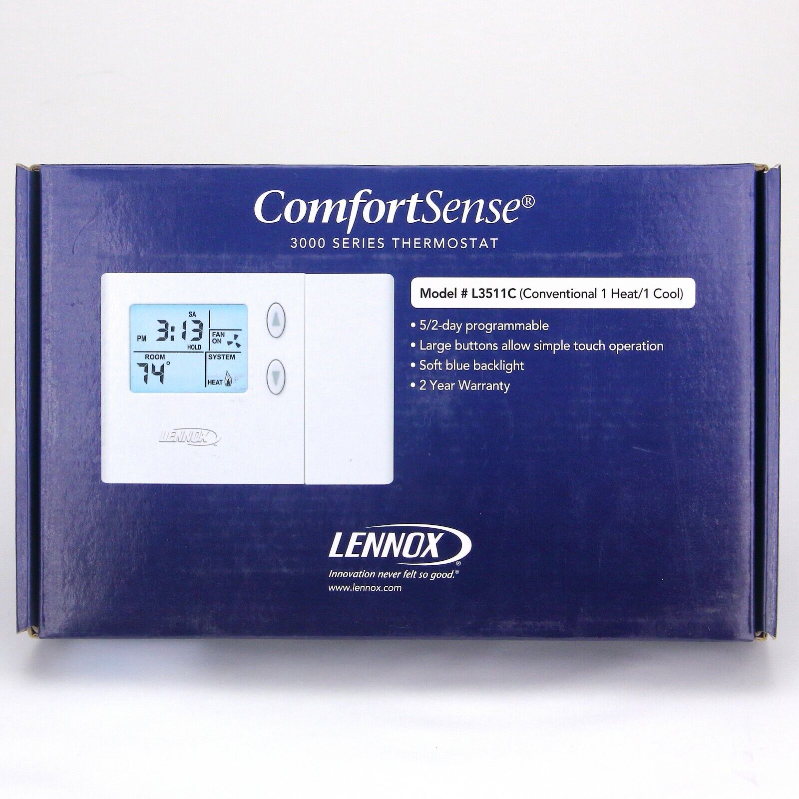 LENNOX 51M34 Programmable Thermostat Model L3511С  Conventional 1 Heat 1 Cool 
